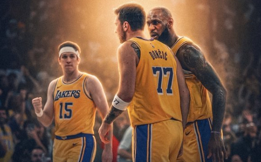 湖人迎战雷霆 詹姆斯伤缺东契奇缺席